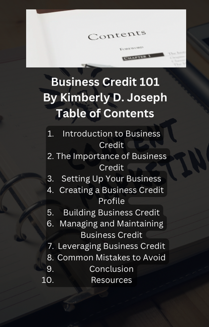 [DIGITAL DOWNLOAD] The CHEAT CODE TO BUILDING BUSINESS CREDIT